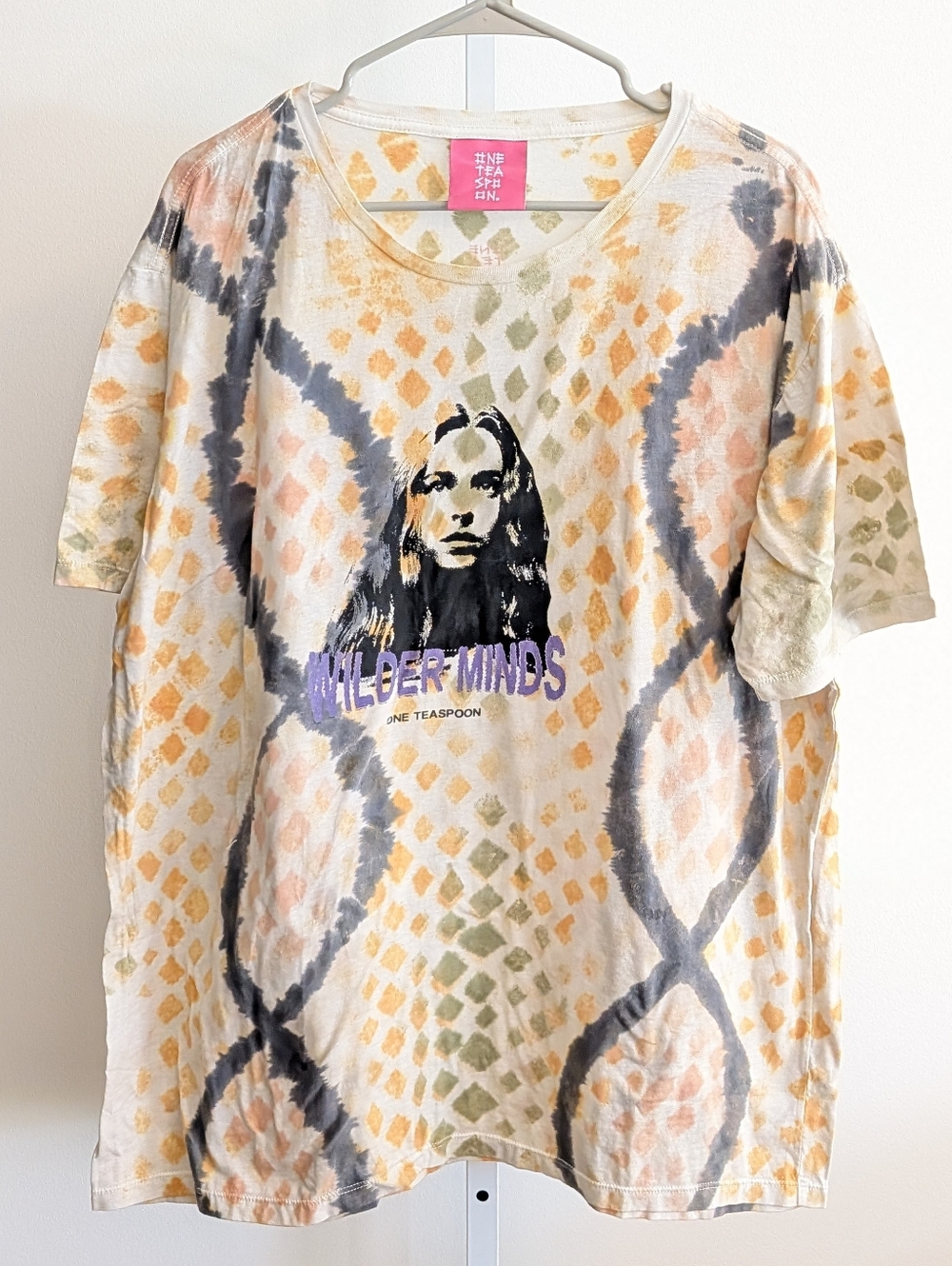 NWT One Teaspoon Tie-Dye Wilder Minds Graphic Tee